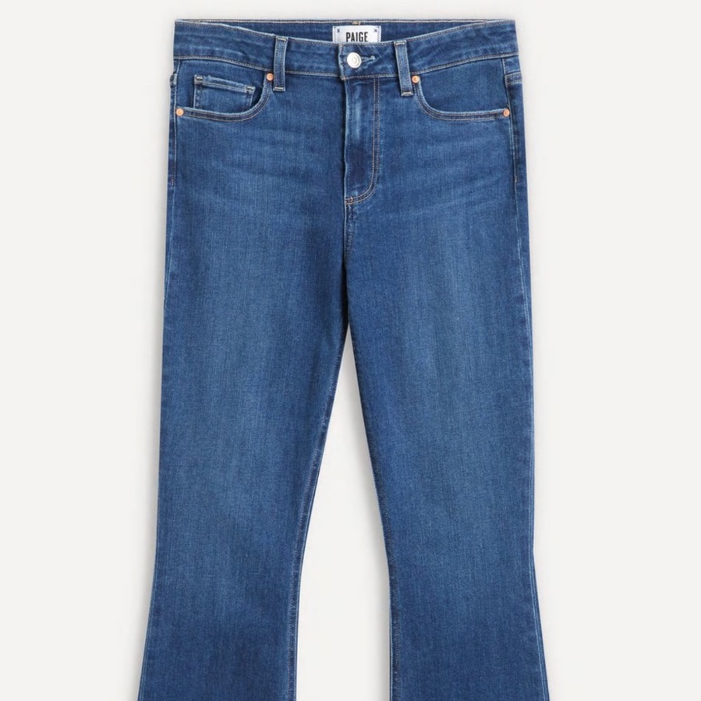 Paige Colette Crop Flare Jeans - Size 30